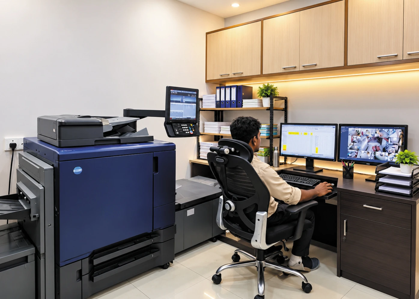 Digital printing and prepress workstation